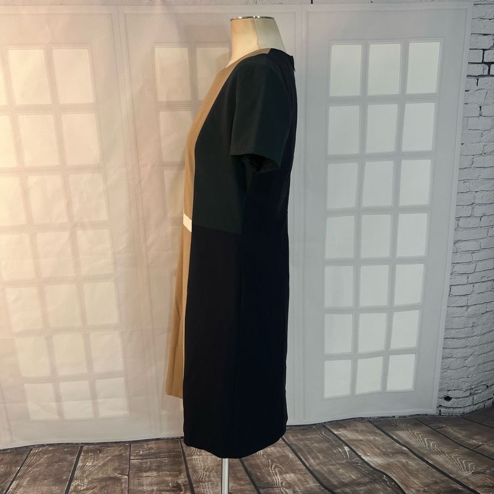 Boss Hugo Boss short sleeve colorblock business professional sheath dress sz 10 - Picture 7 of 11